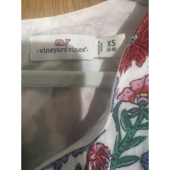 Vineyard Vines Floral Dress Girls Size 5-6 Mommy And Me - Picture 4 of 5